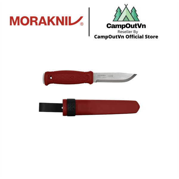 Dao cắm trại Morakniv Garberg w/Polymer Sheath (S)-Dala Red Edition Campoutvn