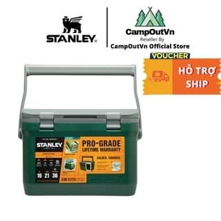 Thùng giữ nhiệt Stanley Adventure Cooler 16QT phù hợp dã ngoại cắm trại campoutvn A365